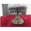 Image 2 : Antique Victorian-Era Silver-Plated Cruet Set – Decorative Dining Table Accessory, 15½" Tall