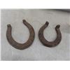 Image 8 : 2 Vintage Metal Bug Sprayers, 2 Lucky Horseshoes, and Metal Pepsi Can