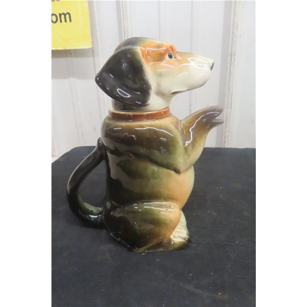 Stafford Antique Dog Tea Pot – Quite Nice, 8" Tall, 'Dog Gone Good Tea!'