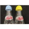 Image 3 : Set of Pepsi Salt and Pepper Shakers – Vintage Swirl Unique Glass, 1950s or 60s