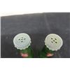 Image 2 : Set of 7up Glass Salt and Pepper Shakers