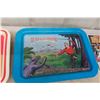 Image 4 : 8 Comics – Muppet Babies, Simpsons, Plus 2 Metal Trays – 1958 Snoopy and 1979 Flas