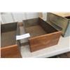 Image 4 : 3 Kitchen Hoosier Cabinet Drawers, Mirror Frame, and 4 Table Legs