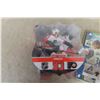 Image 2 : Hockey Figure Unracer and 2 Baseball McFarlane Figures – All in Packages, RCM Book Shelf 26" × 15"