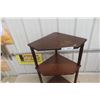 Image 2 : Corner Open 3-Tier What-Not Shelf – 34" × up to 21" × up to 14"
