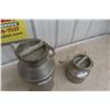 Image 4 : Cream Cans – Qty 2 (1 Labeled Silverwood)