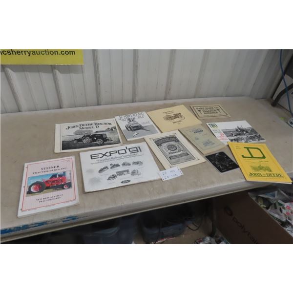 Tractor Manuals and Pamphlets Including Austin Museum Paper and more