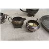Image 4 : Silver Serving Set – Tray, Tea Pot, Cream, and Sugar