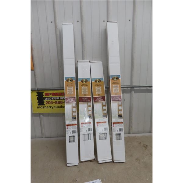 New Window Blinds – Qty 4 (2× 42"×48" and 2× 30"×72")