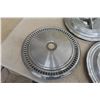 Image 4 : Set of 4 Hubcaps from 1959 Oldsmobile and 1 Single Chrysler Hubcap