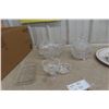 Image 1 : Large Footed Crystal Bowl with Cover, Candy Dish, and Pinwheel Glass