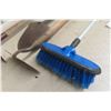 Image 2 : Hand Yard Tools: Spade, Hoe, Sickle and Push Broom – Qty 4