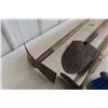 Image 3 : Hand Yard Tools: Spade, Hoe, Sickle and Push Broom – Qty 4
