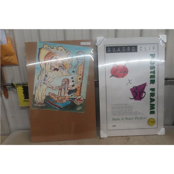 2 Posters Including One Nature Art Print – L. Dupras