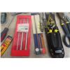 Image 6 : Tin Snips, Sockets, Extension Bar Set, Driver Bits, Screwdrivers, Punch, and Tape Measure – Most New