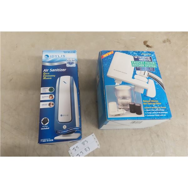 NOS Faucet Filter and Air Sanitizer
