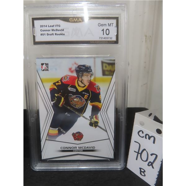 Graded Connor McDavid Draft Rookie Card