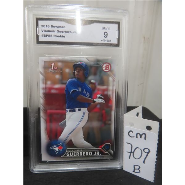 Graded Vladimir Guerrero Jr. Rookie Card