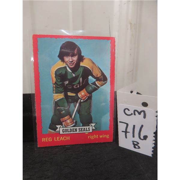 Reggie Leach California Golden Seals Card