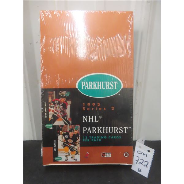 Unopened 1991-92 Parkhurst Hockey Box