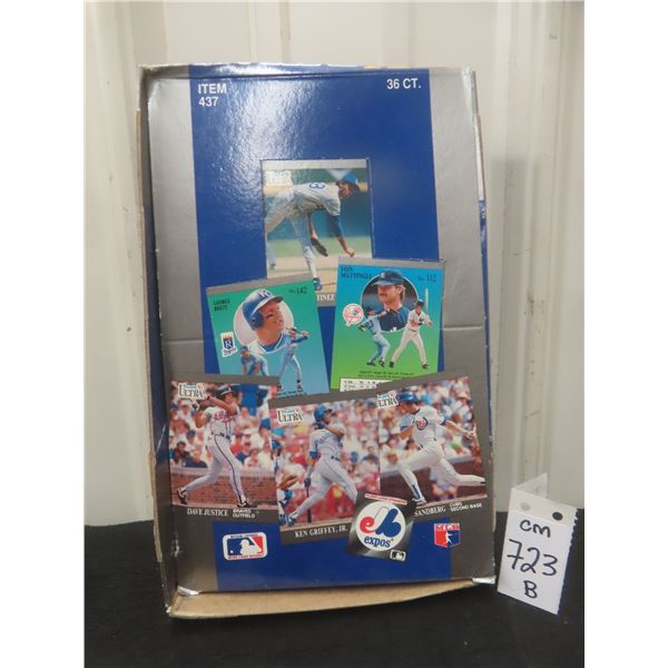 Unopened 1991 Fleer Ultra Baseball Box