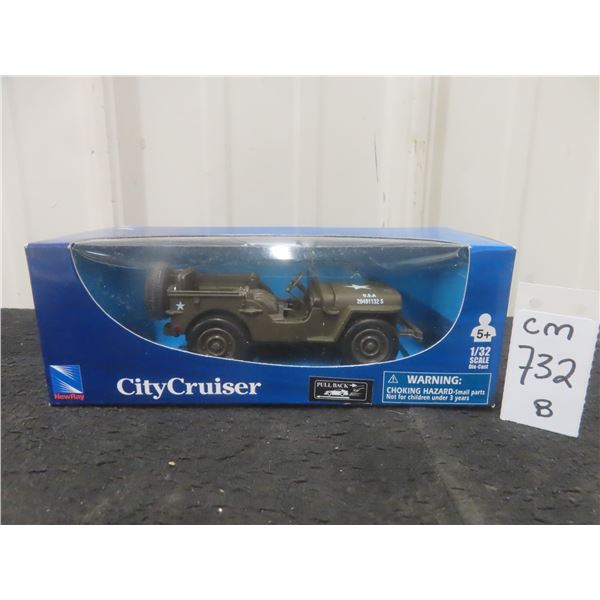 City Cruiser Jeep Willys Die-Cast