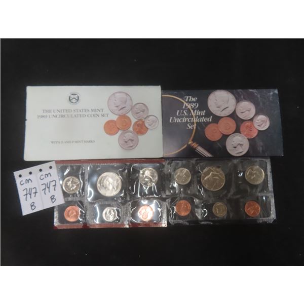 1989 US Mint Uncirculated Coin Set