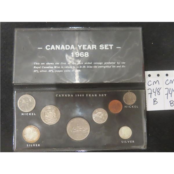 1968 Canada Coin Set