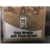 Image 2 : One Gram .999 Fine Silver