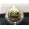 Image 2 : Canada Silver Coin Covered with 24-Karat Gold with Stamp