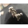 Image 12 : Sterling Silver Maple Leaf, Butterfly Pins, Thimble, Chain, and Brooch