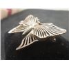 Image 3 : Sterling Silver Maple Leaf, Butterfly Pins, Thimble, Chain, and Brooch