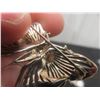 Image 5 : Sterling Silver Maple Leaf, Butterfly Pins, Thimble, Chain, and Brooch