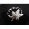 Image 6 : Sterling Silver Maple Leaf, Butterfly Pins, Thimble, Chain, and Brooch
