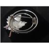 Image 8 : Sterling Silver Maple Leaf, Butterfly Pins, Thimble, Chain, and Brooch
