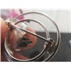 Image 9 : Sterling Silver Maple Leaf, Butterfly Pins, Thimble, Chain, and Brooch