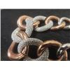 Image 3 : Swarovski Rose Gold Chunky Authentic Crystals Statement Necklace