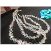 Image 5 : Gold Tone Necklace with Matching Belt and Earrings and Vintage Necklaces and Bangle Bracelet