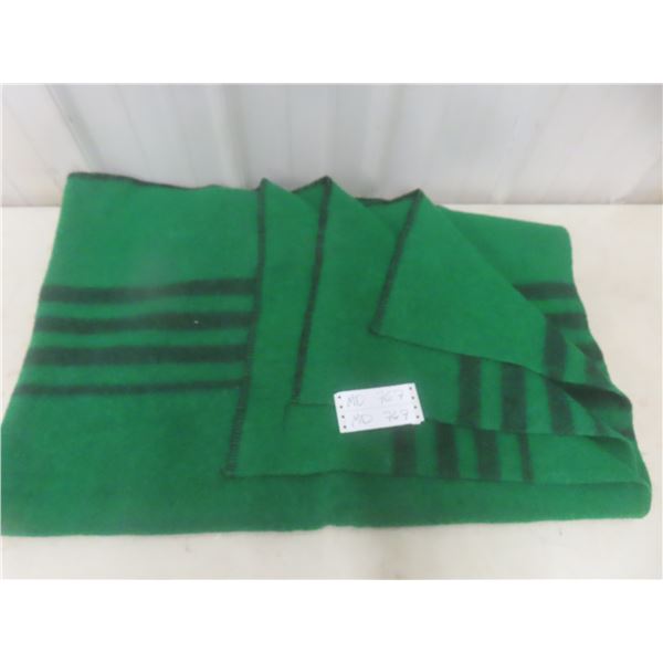Green Wool Blanket