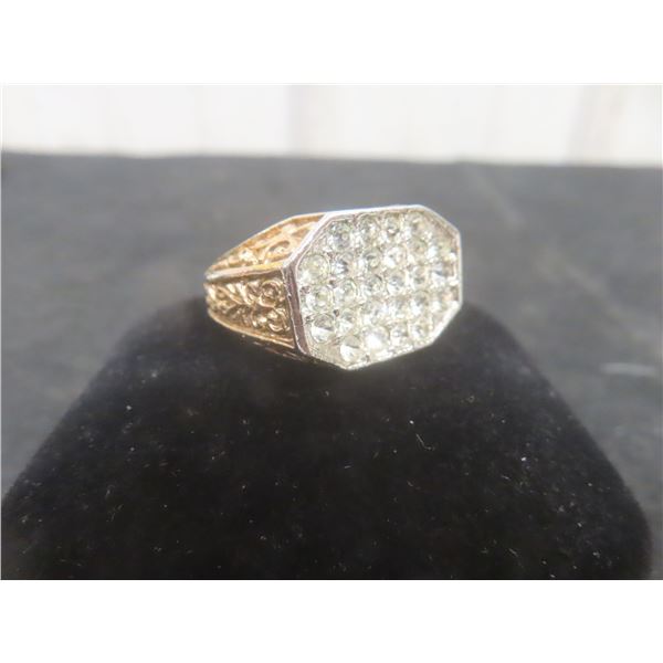 14k Gold Plated Ring, Size 10.5