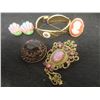 Image 1 : Vintage Avon Ring with Clasp, Bracelet, Brooches, and Earrings