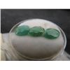 Image 2 : 3 Emerald Gemstones, 4.9 ct Total Weight