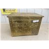 Image 1 : Brass Chest – Embossed Design, 15" × 20" × 14"