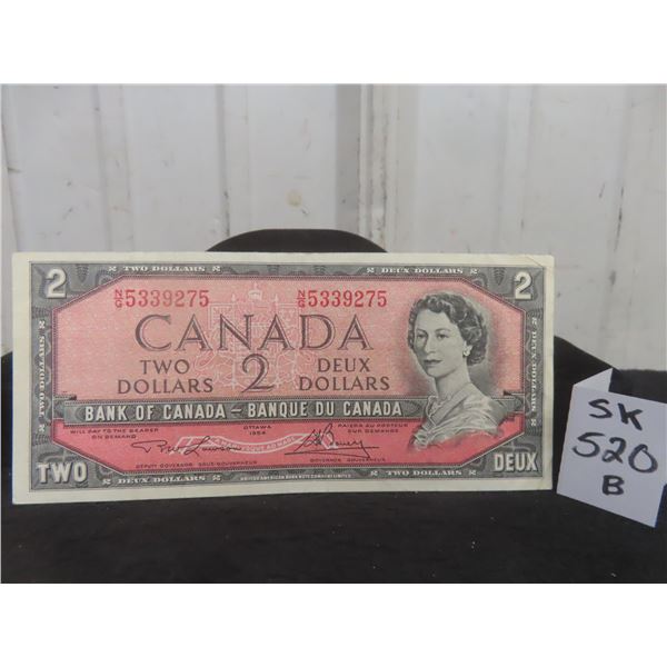 1954 Canada $2 Bill
