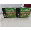 Image 2 : 4 Boxes Timothy's Coffee/Tea Keurig K Cups (96)