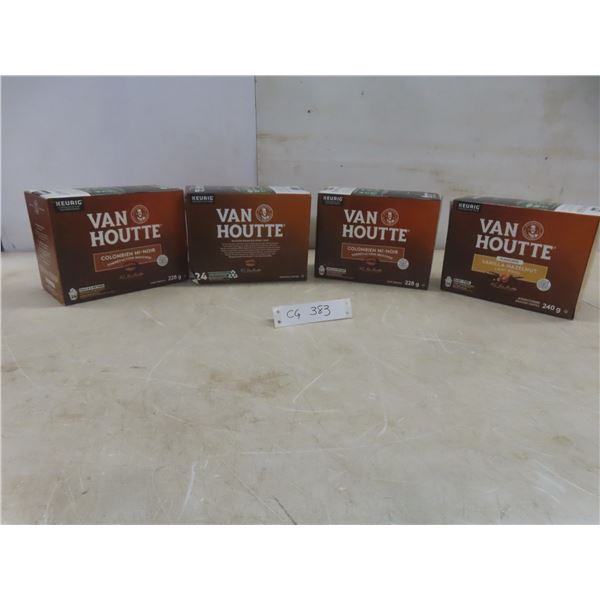 4 Boxes Van Houtte Coffee: Keurig K Cup (96)
