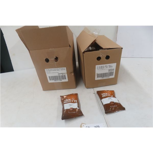 Van Houtte Coffee Pods: 1 French Roast Dark, 1 Columbian Light – 84-Count × 2.5oz, Qty 2 Boxes