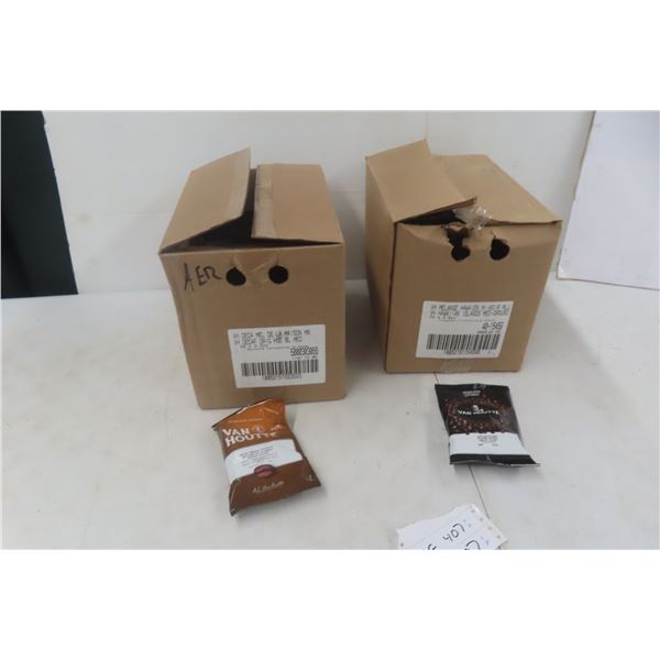 Van Houtte Coffee Pods: 1 Decaf, 1 Hawaiian Island Medium – 84-Count × 2.5oz, Qty 2 Boxes