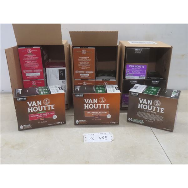 Van Houtte Coffee Keurig K-Cups: Sumatra, Colombian & House Blend – Qty 3 Cases