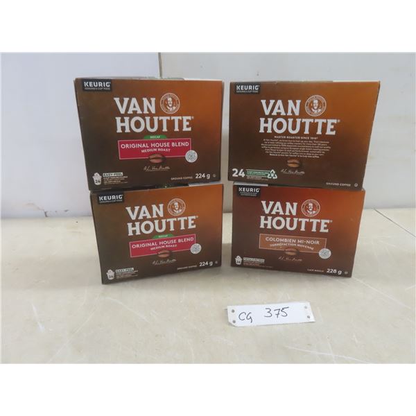Van Houtte Coffee Keurig K-Cups – Qty 4 Pkgs (96 Cups)